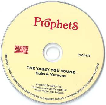 CD The Prophets: The Yabby You Sound (Dubs & Versions) 451944