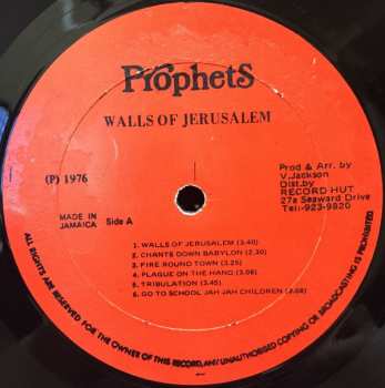 Album The Prophets: Walls Of Jerusalem