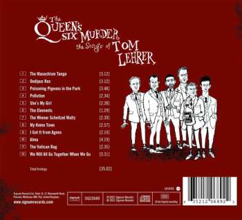 CD The Queen's Six: The Queen's Six Murder The Songs Of Tom Lehrer 527617