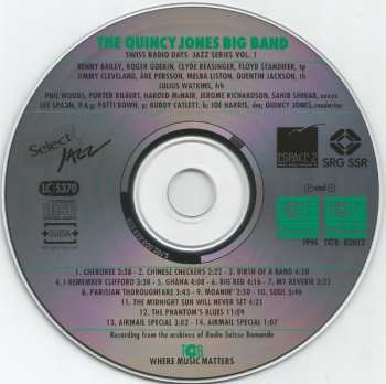 CD The Quincy Jones Big Band: Lausanne 1960 326956