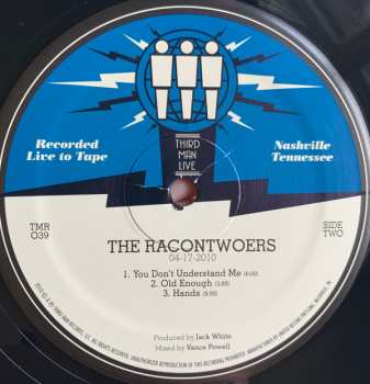 LP The Racontwoers: Live At Third Man Records 533248