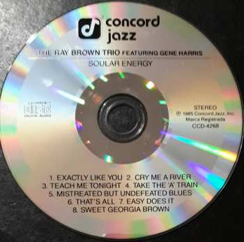 CD Ray Brown Trio: Soular Energy 449940