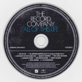 CD The Record Company: All Of This Life 439992
