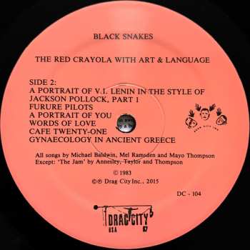 LP Red Krayola: Black Snakes 489028