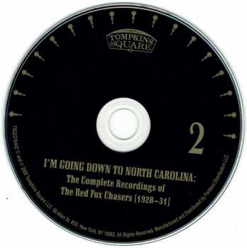 2CD The Red Fox Chasers: I'm Going Down To North Carolina: The Complete Recordings Of The Red Fox Chasers (1928-31) DIGI 91451