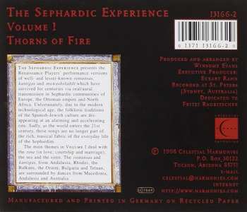 CD The Renaissance Players: The Sephardic Experience Volume 1: Thorns Of Fire 328769