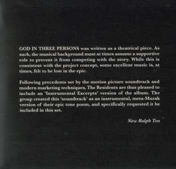3CD The Residents: God In Three Persons
