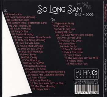 2CD The Residents: So Long Sam (1945 - 2006) 384209