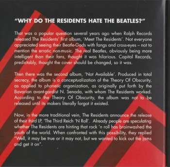 2CD The Residents: The Third Reich 'N Roll DIGI 92492