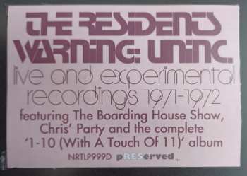 2LP The Residents: Warning: Uninc. (Live And Experimental Recordings 1971-1972) 305288