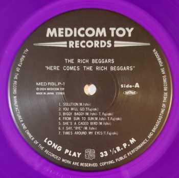 LP The Rich Beggars: Here Comes The Rich Beggars CLR | LTD
