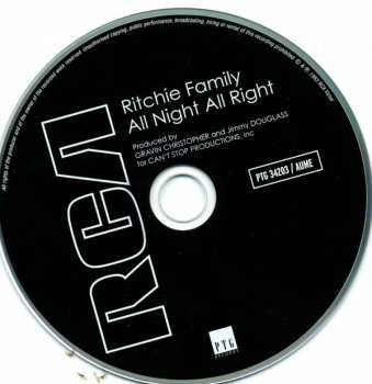 CD The Ritchie Family: All Night All Right 264033