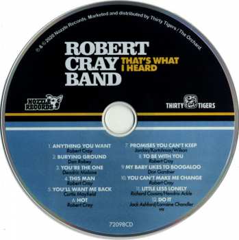 CD The Robert Cray Band: That's What I Heard