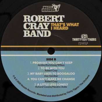 LP The Robert Cray Band: That's What I Heard 295726