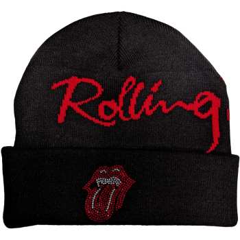 Merch The Rolling Stones: Čepice Embellished Classic Tongue