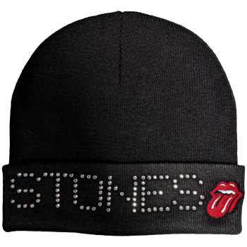 Merch The Rolling Stones: The Rolling Stones Unisex Beanie Hat: Stones Embellished