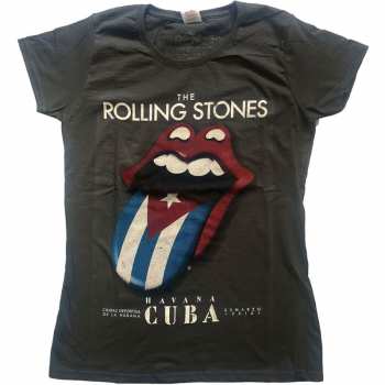 Merch The Rolling Stones: Dámské Tee Havana Cuba  M