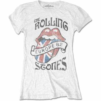 Merch The Rolling Stones: Dámské Tričko Europe 82  L