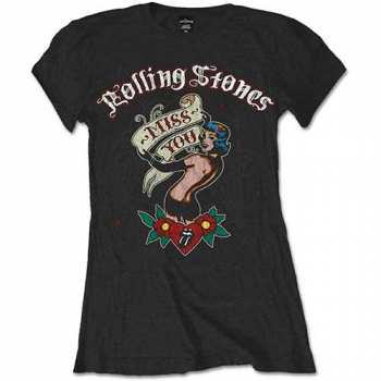 Merch The Rolling Stones: Dámské Tričko Miss You  L