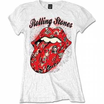 Merch The Rolling Stones: Dámské Tričko Tattoo Flash  L