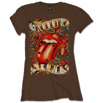 Merch The Rolling Stones: Dámské Tričko Tongue & Stars 
