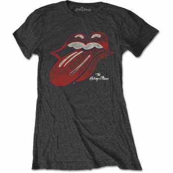Merch The Rolling Stones: Dámské Tričko Vintage Tongue Logo The Rolling Stones 