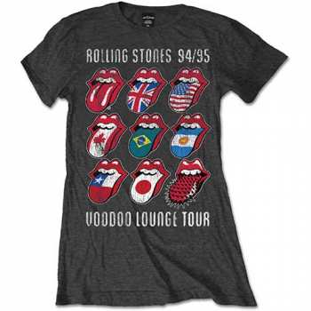 Merch The Rolling Stones: Dámské Tričko Voodoo Lounge Tongues 