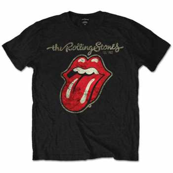 Merch The Rolling Stones: Dětské Tričko Plastered Tongue   9-10 let