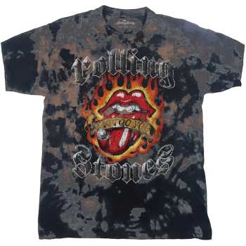 Merch The Rolling Stones: The Rolling Stones Kids T-shirt: Tattoo Flames (wash Collection) (1-2 Years) 1-2 roky