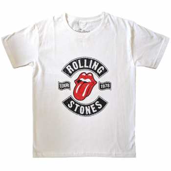 Merch The Rolling Stones: The Rolling Stones Kids T-shirt: Us Tour 1978 (7-8 Years) 7-8 let