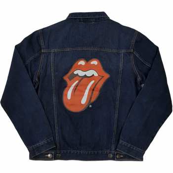 Merch The Rolling Stones: Džínová Bunda Classic Tongue  XL