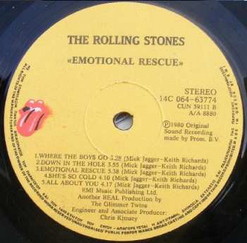 LP The Rolling Stones: Emotional Rescue 432531
