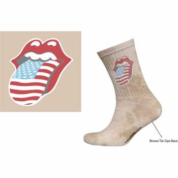 Merch The Rolling Stones: Kotníkové Ponožky Us Tongue 