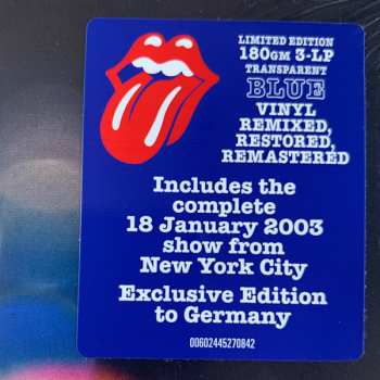 3LP The Rolling Stones: Licked Live In NYC LTD | CLR 315053