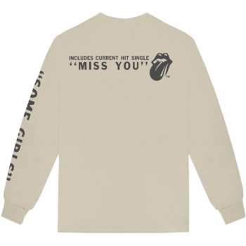 Merch The Rolling Stones: The Rolling Stones Unisex Long Sleeve T-shirt: Some Girls (back & Sleeve Print) (x-large) XL
