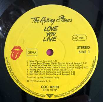 2LP The Rolling Stones: Love You Live