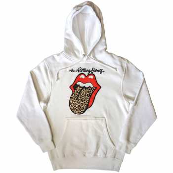 Merch The Rolling Stones: The Rolling Stones Unisex Pullover Hoodie: Leopard Tongue (large) L
