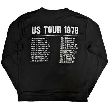 Merch The Rolling Stones: The Rolling Stones Unisex Sweatshirt: Us Tour 1978 (back & Sleeve Print) (large) L