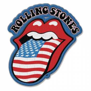 Merch The Rolling Stones: Nášivka Us Tongue With Iron On Finish
