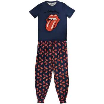 Merch The Rolling Stones: The Rolling Stones Unisex Pyjamas: Classic Tongue (xx-large) XXL