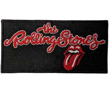 Merch The Rolling Stones: The Rolling Stones Standard Woven Patch: Script Logo