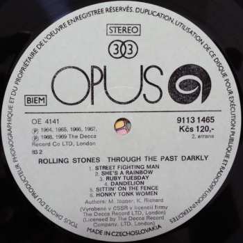 LP The Rolling Stones: Through The Past Darkly 41959