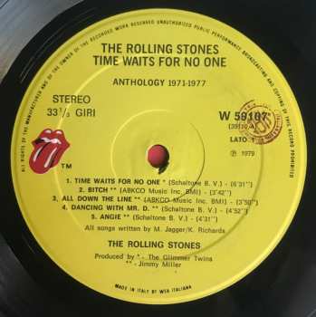 LP The Rolling Stones: Time Waits For No One - Anthology 1971-1977 440462