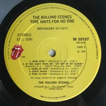 LP The Rolling Stones: Time Waits For No One - Anthology 1971-1977 440462