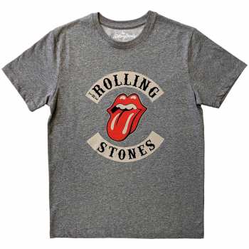 Merch The Rolling Stones: The Rolling Stones Unisex T-shirt: Biker Tongue (small) S