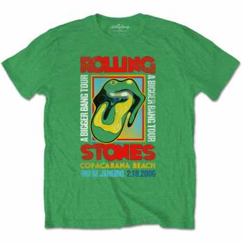 Merch The Rolling Stones: Tričko Copacabana Green  S