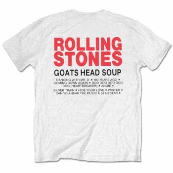 Merch The Rolling Stones: Tričko Goat Head Soup Tracklist  S