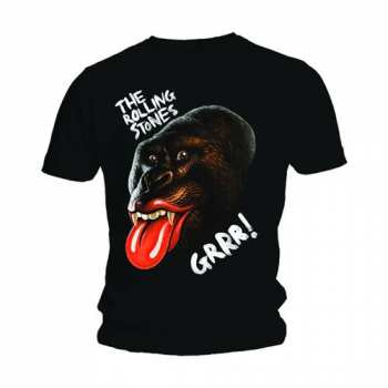 Merch The Rolling Stones: Tričko Grrr Black Gorilla  M