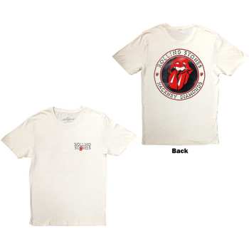 Merch The Rolling Stones: The Rolling Stones Unisex T-shirt: Hackney Diamonds Circle Label (back Print) (small) S