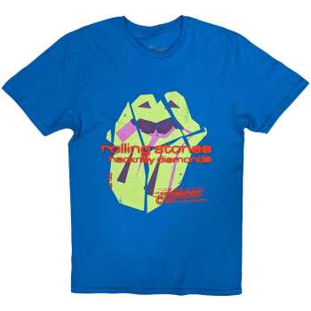 Merch The Rolling Stones: The Rolling Stones Unisex T-shirt: Hackney Diamonds Neon Tongue (medium) M